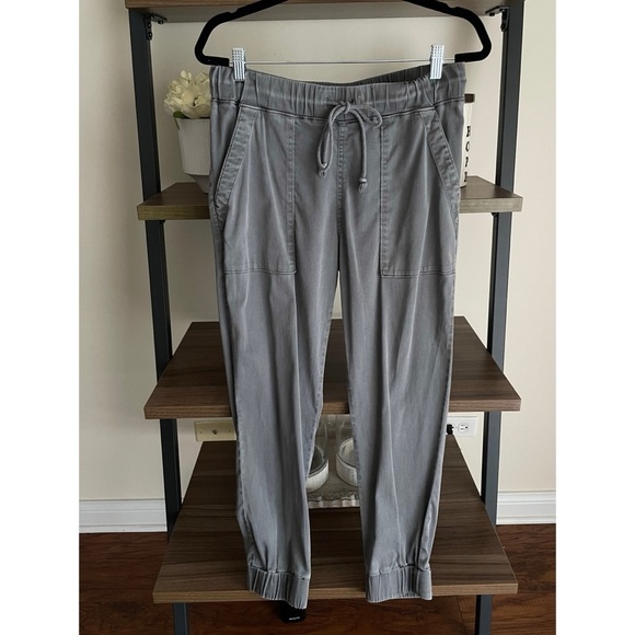 Cloth & Stone Women's Gray Drawstring Jogger Pants, Size M - Picture 1 of 11